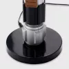 Lampada da tavolo Ukonic 16987 nero rame grigio bianco luce blu 595mm