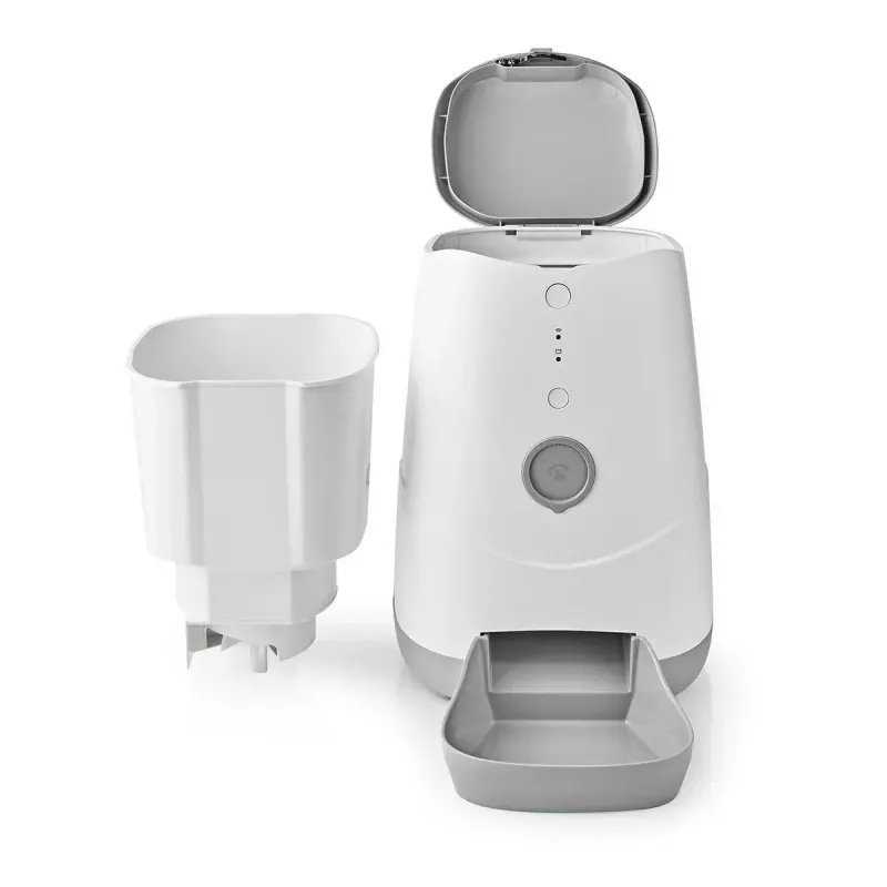 Nedis WIFIPET10CWT Distributore automatico di cibo per animali 3,7 L Wi-Fi