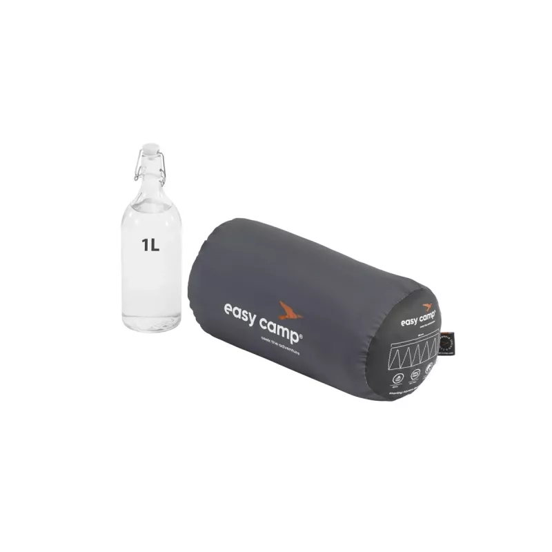 Sacco a pelo Easy Camp Starling Square nero 10°C