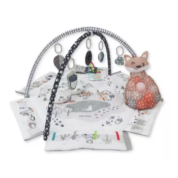 Tappetino gioco per neonati milly mally Baby Mat 5in1 Minky – tappetino multiuso 5 in 1 per neonati per pancia, gioco, riposo, gattonamento, viaggio