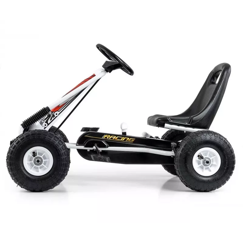 Milly Mally Veicolo a spinta Go-kart Thor bianco
