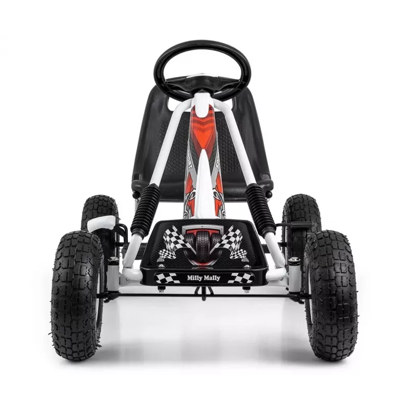 Milly Mally Veicolo a spinta Go-kart Thor bianco