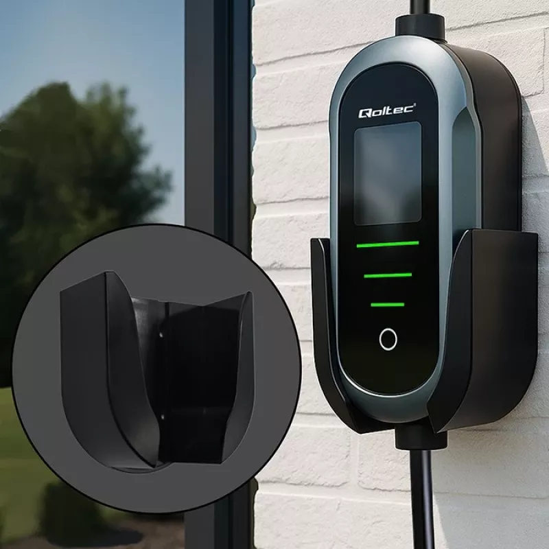 Caricabatterie per auto elettrica a parete QOLTEC 7 kW 230V CEE 32A con Wi‑Fi e LCD (modello 52721)