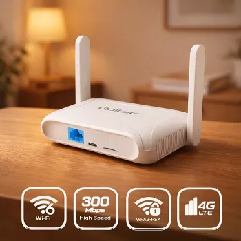 Router QOLTEC 56980 – router mobile 4G LTE con Wi‑Fi 6