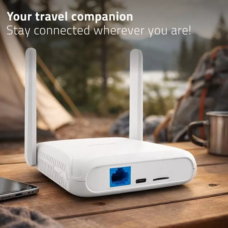 Router QOLTEC 56980 – router mobile 4G LTE con Wi‑Fi 6