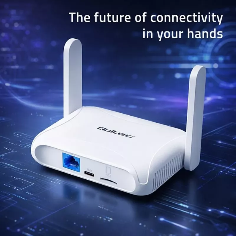 Router QOLTEC 56980 – router mobile 4G LTE con Wi‑Fi 6