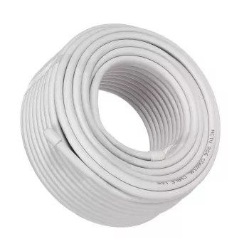 Cavo coassiale MACLEAN MCTV-470 RG-6/U 25 m, bianco