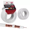 Cavo coassiale MACLEAN MCTV-470 RG-6/U 25 m, bianco