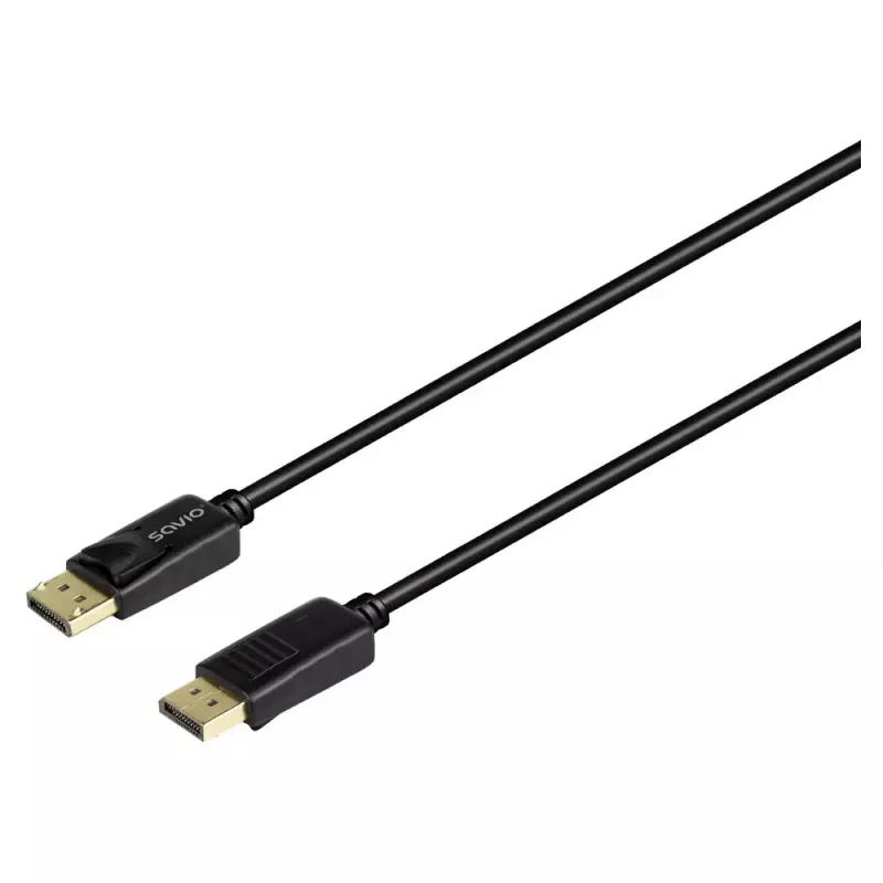 Cavo DisplayPort SAVIO CL-204 v1.4 1 m, compatibilità DP 1.4