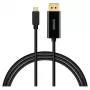 Cavo SAVIO CL-207 USB-C a DisplayPort 2,0 m, supporto DisplayPort 1.2
