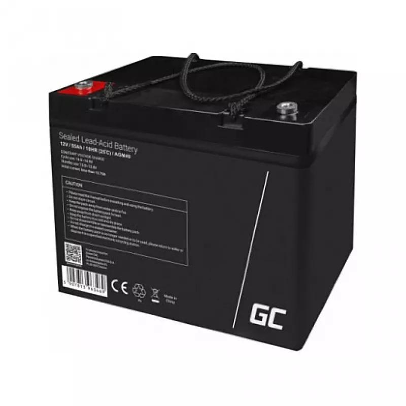 Batteria AGM Green Cell AGM49 55 Ah 12 V Marine Leisure