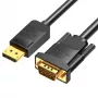 Cavo DP a VGA 2M/SCHWARZ Hblbh Vention