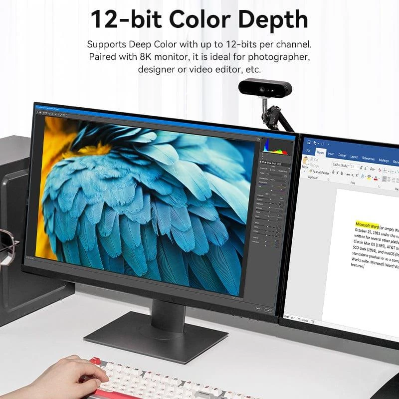 Cavo Mini DP a DP 2M/BLAU Hcflh Vention