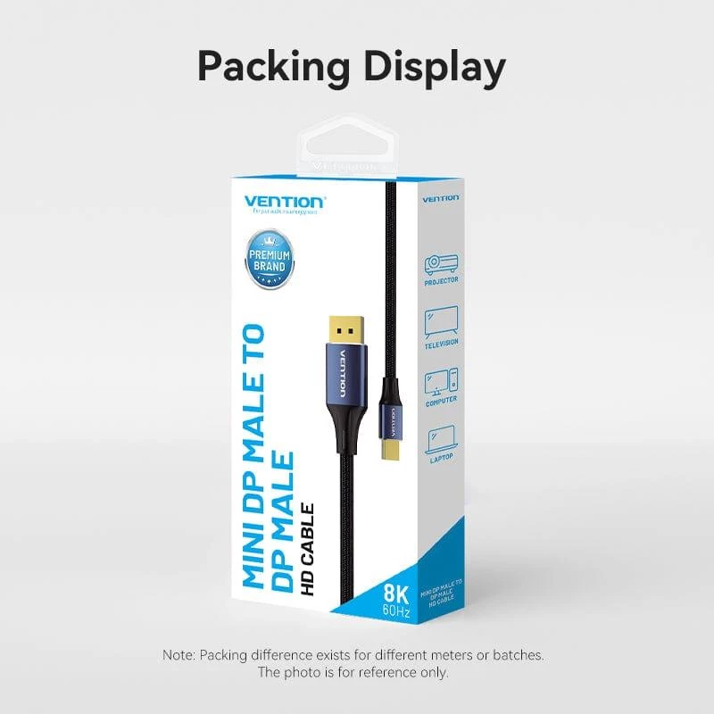Cavo Mini DP a DP 2M/BLAU Hcflh Vention
