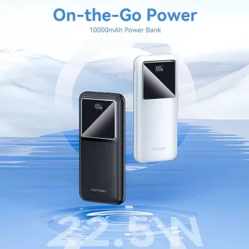 Power bank USB 10000MAH 22.5W/NERO FHKB0 Vention