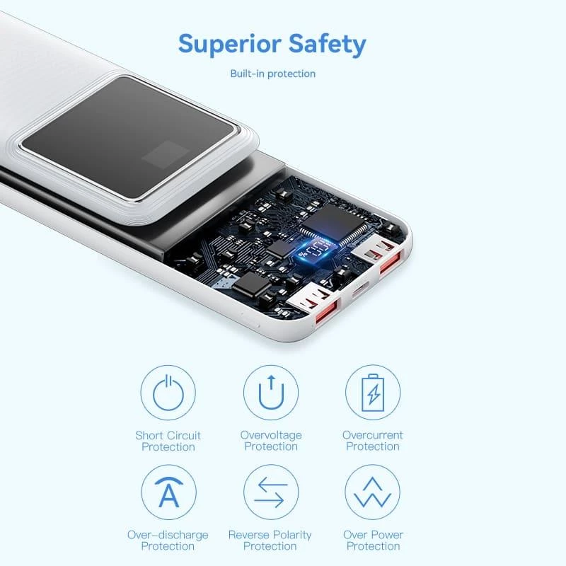 Power bank USB 10000MAH 22.5W/NERO FHKB0 Vention