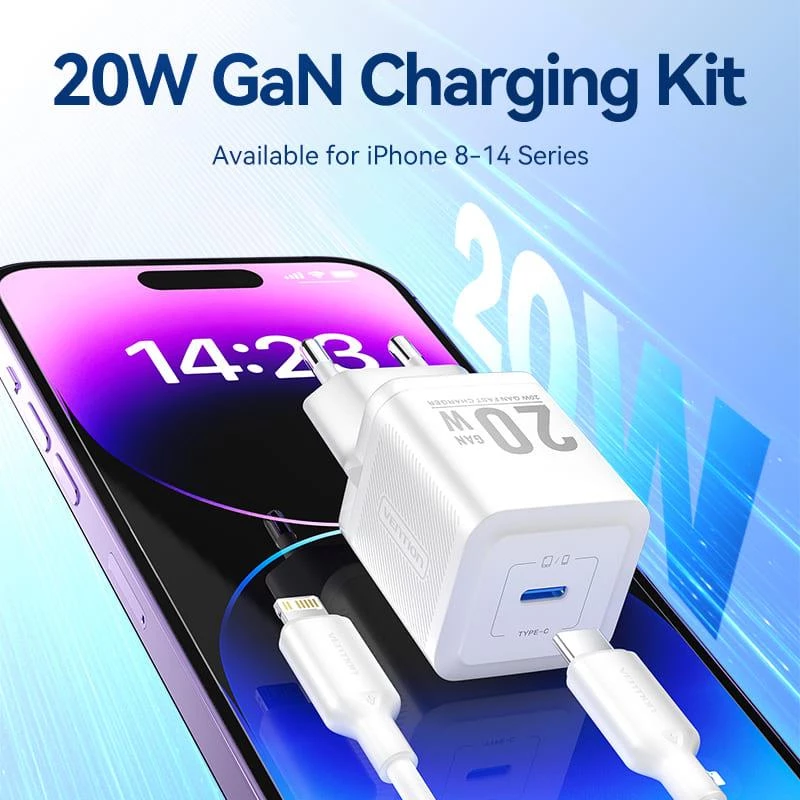 Caricabatterie USB-C 20 W TZ-FEPW0-EU-02 Vention
