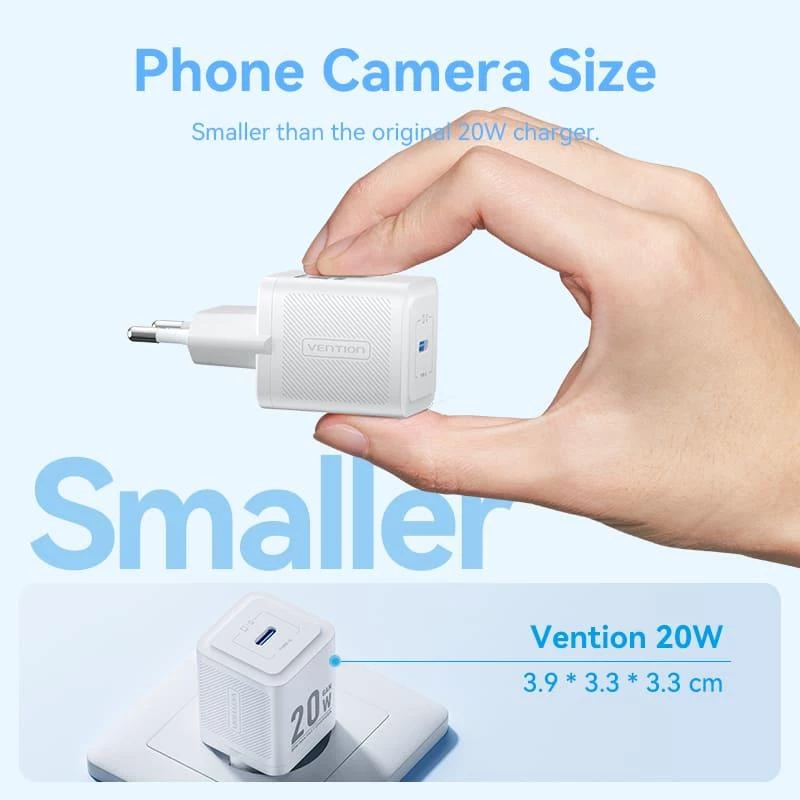 Caricabatterie USB-C 20 W TZ-FEPW0-EU-02 Vention
