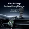 Caricabatterie auto magnetico wireless/nero KSJB0 Vention