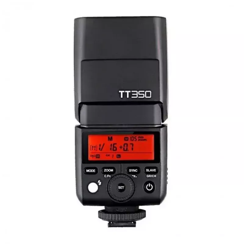 Flash compatto Godox TT350P tempo di riciclo 2,2 s batteria AA