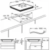 Piano cottura a induzione da incasso Electrolux EIT61443B, 4 zone, controllo touch