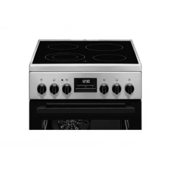 Cucina a libera installazione Electrolux LKR540266X — piano cottura in vetroceramica a 4 zone, forno elettrico 57 l, acciaio inox, classe di efficienza energetica A, 50 cm