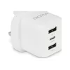 Alimentatore Dicota - compatto, laptop - 32 Watt - 3 A - 3 porte di uscita (USB-C, 2 x USB)