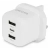Alimentatore Dicota - compatto, laptop - 32 Watt - 3 A - 3 porte di uscita (USB-C, 2 x USB)