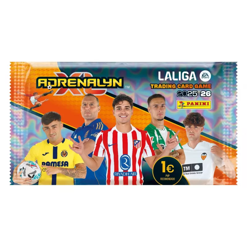 Pacchetto sticker/carte Dante La Liga Sports 2025-26 – 50 pacchetti