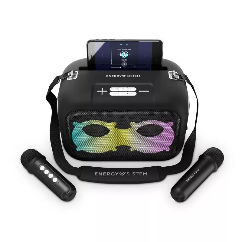 Altoparlante stereo portatile Energy Sistem KaraokeStar nero
