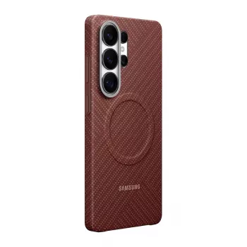 Custodia Samsung Carbon Magnet Galaxy S26 Ultra, rossa