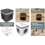 Cubo multipresa Fellowes Power Cube, tipo E, nero - per il mercato: F - 1 pezzo (100137169)