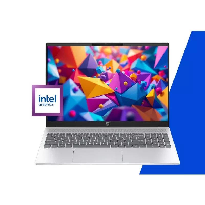 HP OmniBook 5 CW9X6EA Laptop, Intel Core Ultra 7 255U, 16 pollici 2K, 24GB, 512GB SSD, Windows 11 Home, Glacier Silver
