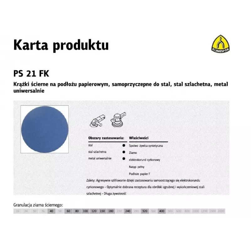 K.DISC 150 PS21FK 50 pz. 60