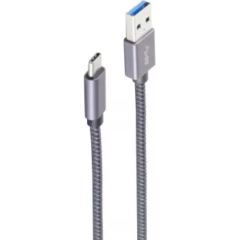Cavo USB ShiverPeaks Basic-S USB 3.2 Gen 2 2m USB A USB C grigio