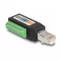 Adattatore DeLOCK da connettore maschio RJ45 Cat.5e a morsettiera, angolare 90°