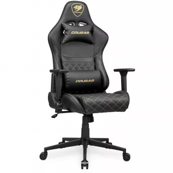 Sedia da gaming universale COUGAR Gaming ARMOR ONE V2 seduta imbottita nero oro