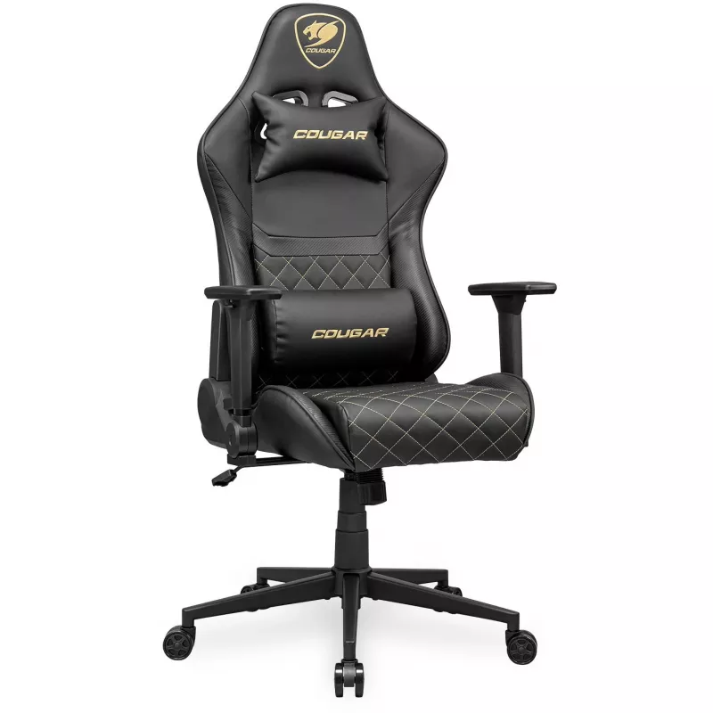 Sedia da gaming universale COUGAR Gaming ARMOR ONE V2 seduta imbottita nero oro