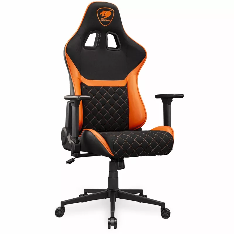 Sedia da gaming universale COUGAR Gaming Armor One V2 F seduta imbottita nero arancione