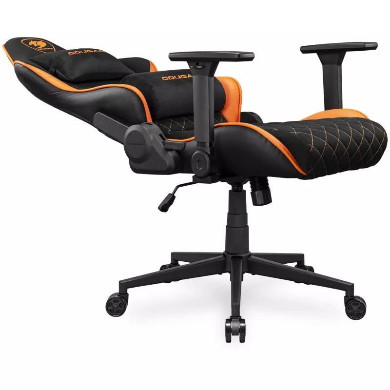 Sedia da gaming universale COUGAR Gaming Armor One V2 F seduta imbottita nero arancione
