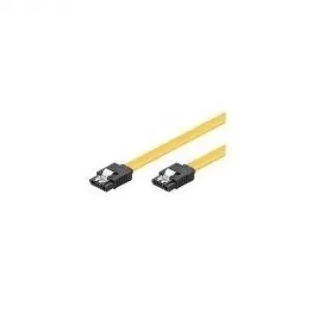 Wentronic goobay - Cavo SATA - Serial ATA 150/300/600 - SATA (M) su SATA (M) - 70cm - con blocco, piatto (95023)