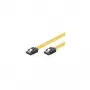 Wentronic goobay - Cavo SATA - Serial ATA 150/300/600 - SATA (M) su SATA (M) - 70cm - con blocco, piatto (95023)