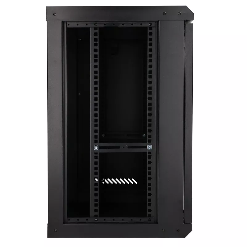 Extralink Lite 12U 530X400 Armadio rack a parete nero con ripiano