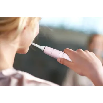 Spazzolino elettrico sonico Philips DiamondClean 9000 HX9911/29 — per adulti, batteria ricaricabile Li‑Ion integrata, modalità Soft e Normal, rosa