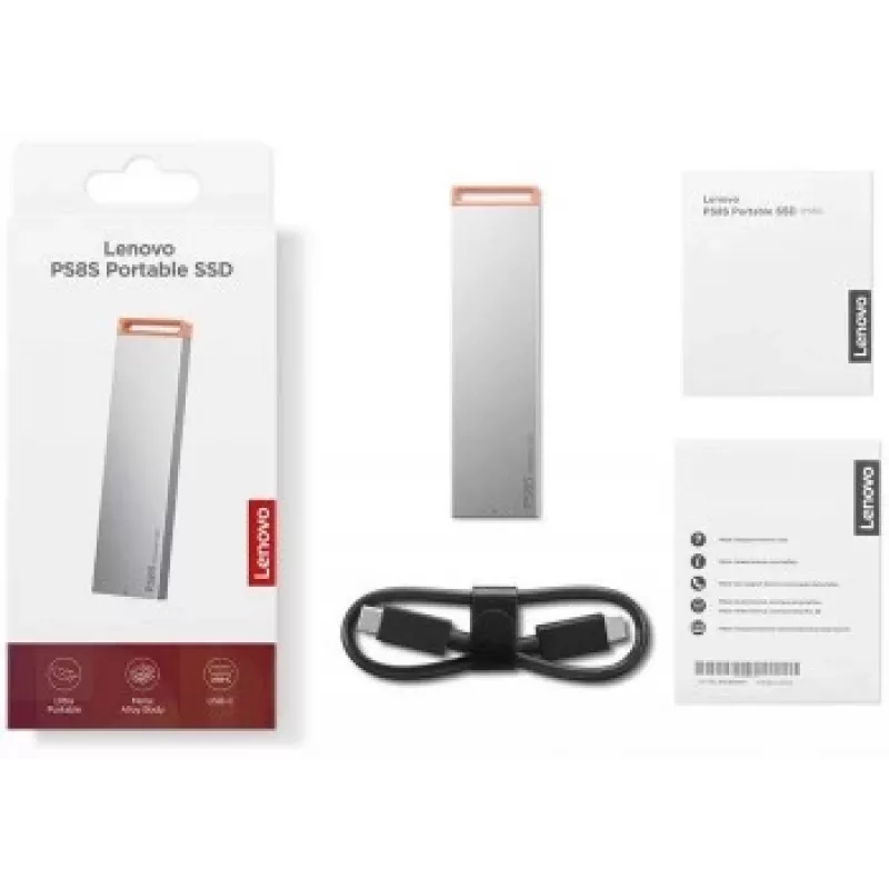 Unità a stato solido esterna Lenovo 4XB1T88412 1 TB USB Type-C 3.2 Gen 2 (grigio)