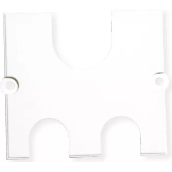 Passacavo Bachmann 917.0821, bianco — uscita cavi per scrivania/bancone