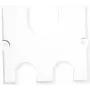 Passacavo Bachmann 917.0821, bianco — uscita cavi per scrivania/bancone