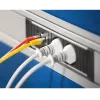 Ciabatta multipresa Bachmann STEP ALU 1x USB 1x Custom-Modul 2x presa