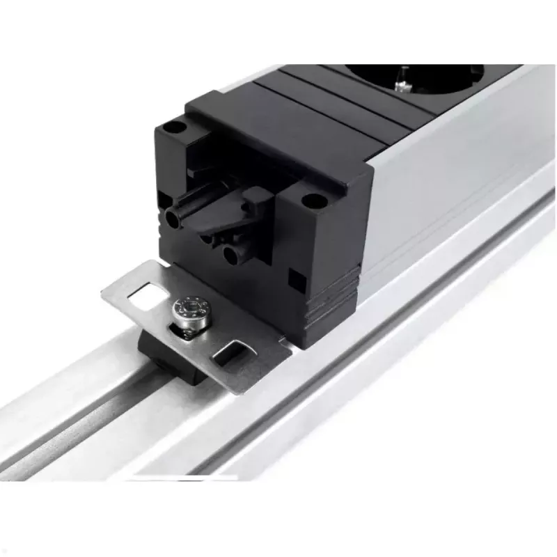 Ciabatta multipresa Bachmann STEP ALU 1x USB 1x Custom-Modul 2x presa