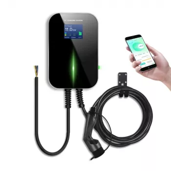Extralink BS20-BC-22kW-APP caricabatterie per auto elettrica Type 2 32A 22 kW, 3 fasi, display LCD, app, 6,1 m